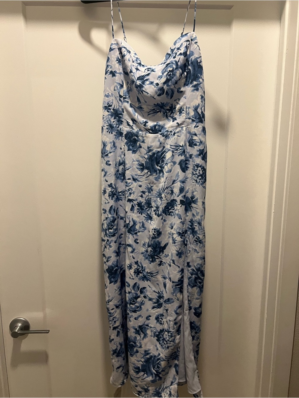 NWT Blue Floral Midi Slip Dress - Abercrombie & Fitch